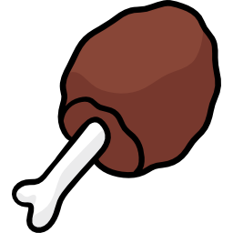 Ham leg icon