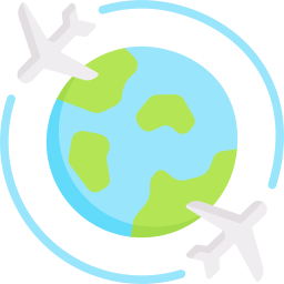 Around the world icon