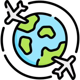 Around the world icon