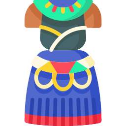 Traditional dress icon