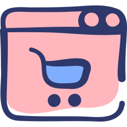 Online shopping icon