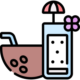 Coconut drink icon