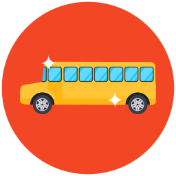 bus scolaire Icône