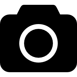 Photo camera black tool icon