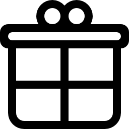 Giftbox outline icon