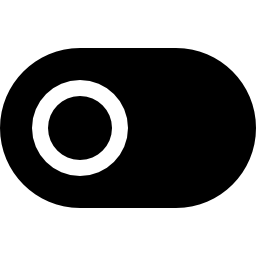 Switch black tool symbol icon