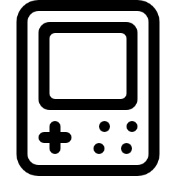 Games machine outline icon