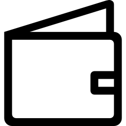 Wallet outline icon