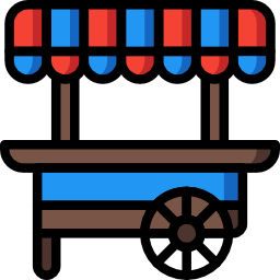 Food cart icon