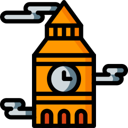 Clock tower icon