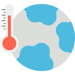 réchauffement climatique Icône