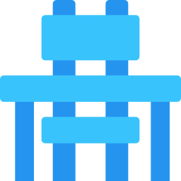 Desk chair icon