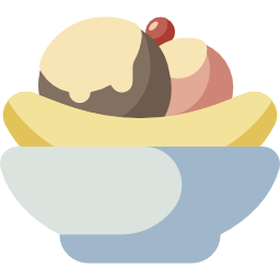 banana split Ícone