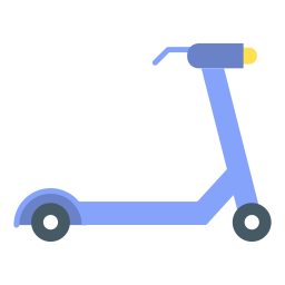 Electric scooter icon