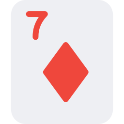 Seven of diamonds icon