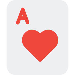 Ace of hearts icon