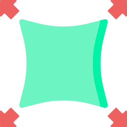 Four way stretch fabric icon