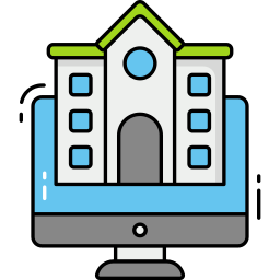 Online university icon