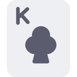 King of clubs icon