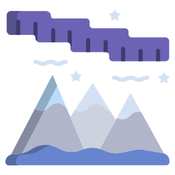 Northern light icon