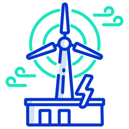 l'énergie éolienne Icône