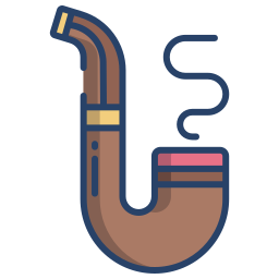 Smoking pipe icon