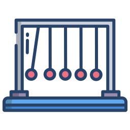 Newton cradle icon