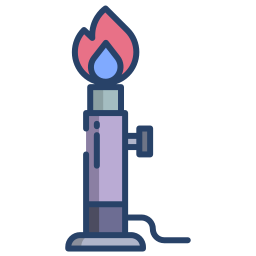 Bunsen burner icon