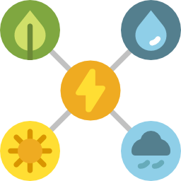 fonti di energia icona