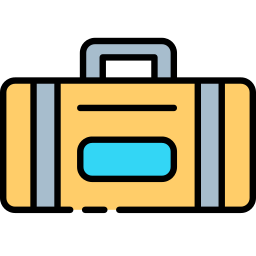 Sport bag icon