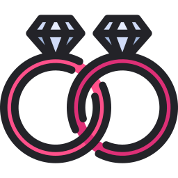 Diamond ring icon