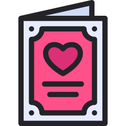 Wedding invitation icon