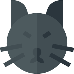 schwarze katze icon