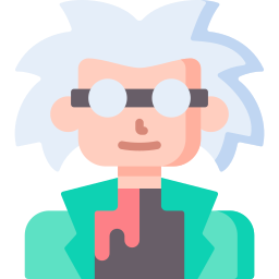 Mad scientist icon