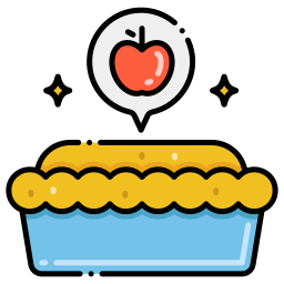 Apple pie icon