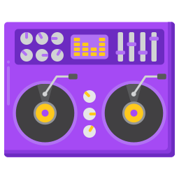 table de mixage dj Icône