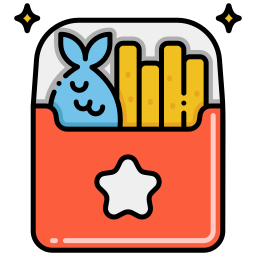 Fish and chips icon