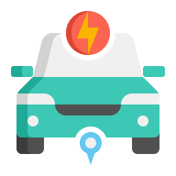 Autonomous car icon