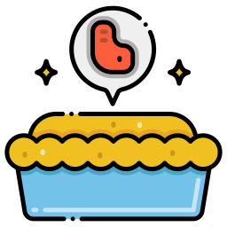 Meat pie icon