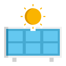 Solar energy icon