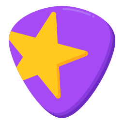 Guitar pick icon