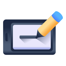 Pen tablet icon