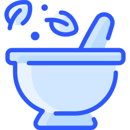 Herbal treatment icon