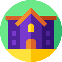 Haunted house icon