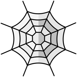 Spider web icon