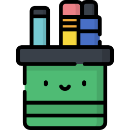 Pencil case icon