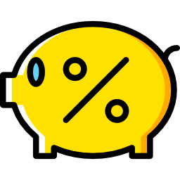 Piggy bank icon