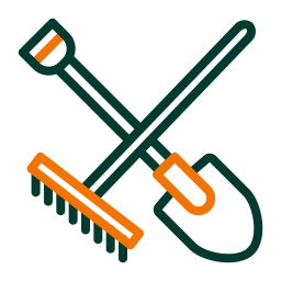 Gardening tools icon