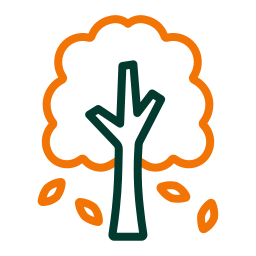 Autumn tree icon