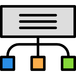 hierarchische struktur icon